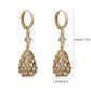 [best gift] Elegant Drop Shape Rhinestone Earrings