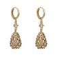 [best gift] Elegant Drop Shape Rhinestone Earrings